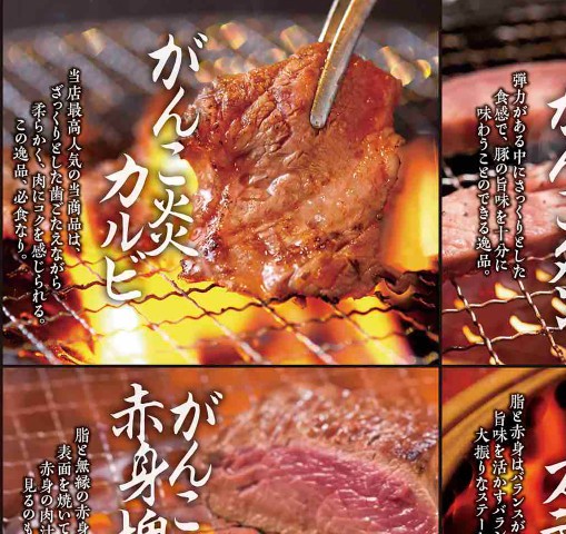 がんこ炎メニュー